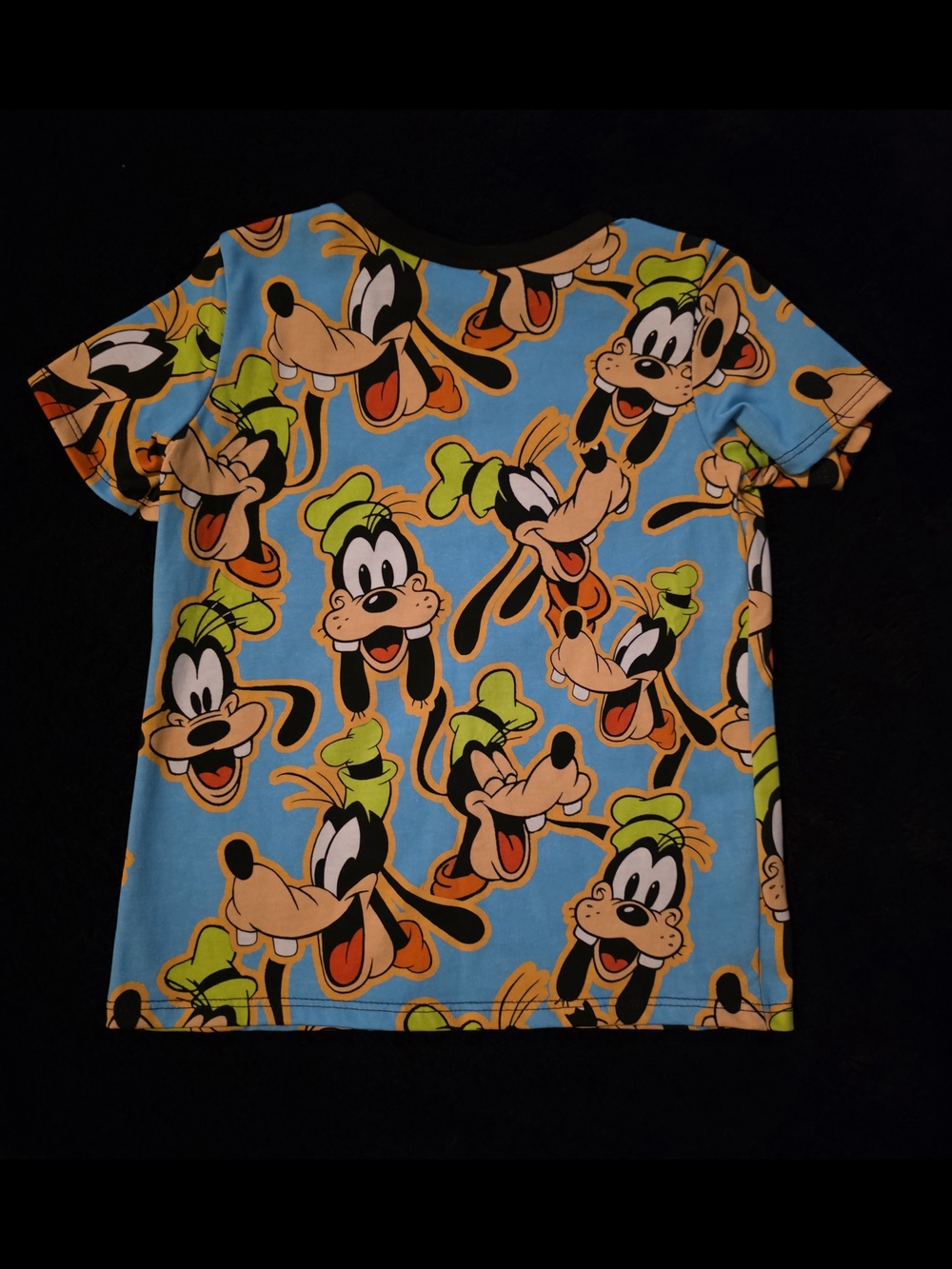 Goofy Print Short Sleeve Kids Tee